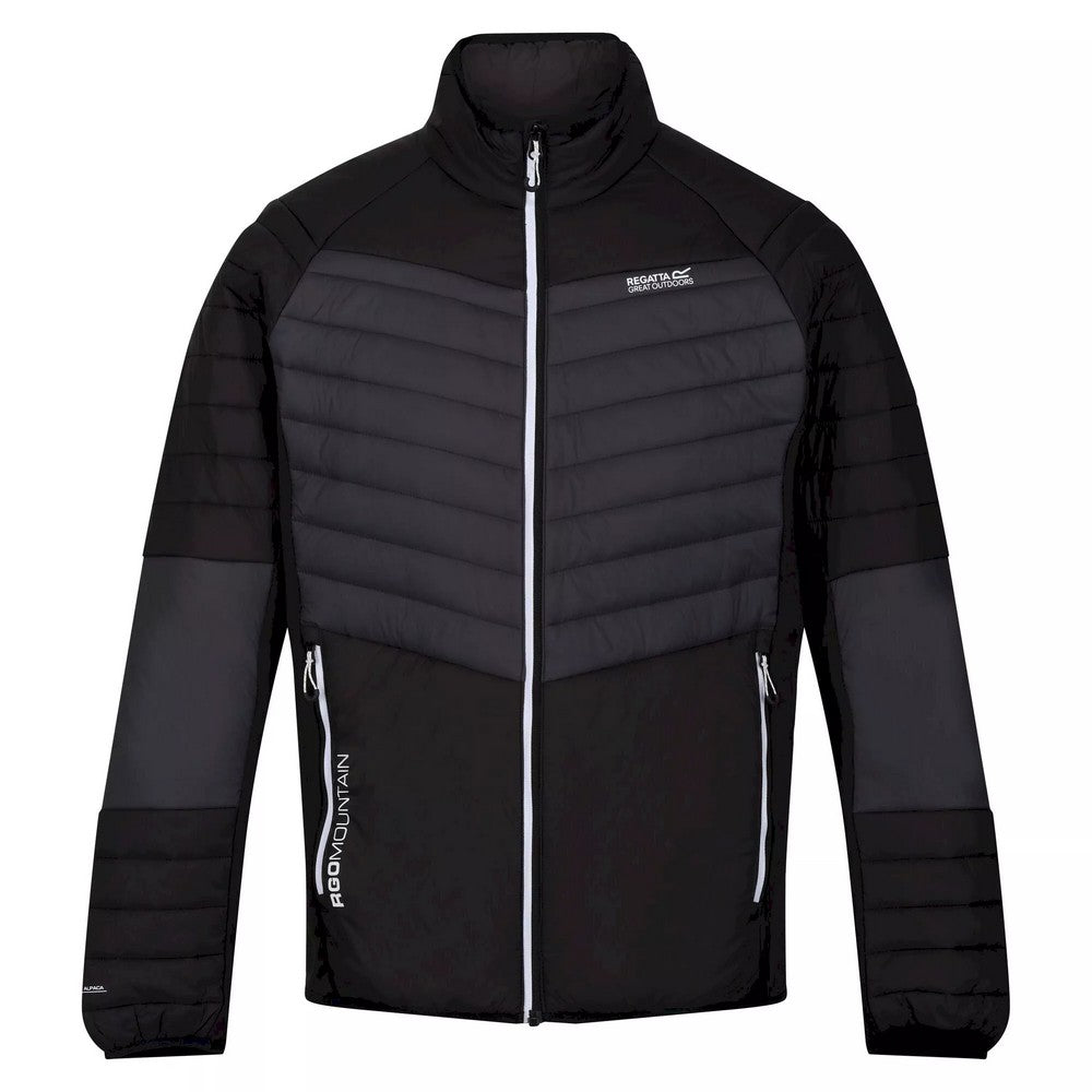 Dark Grey-Black - Front - Regatta Mens Halton VI Soft Shell Jacket