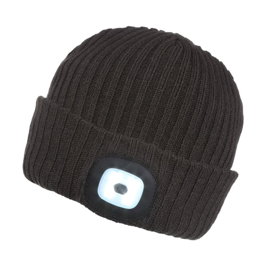 Black - Front - Regatta Unisex Adult Torch II Beanie
