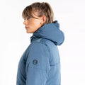 Orion Grey - Lifestyle - Dare 2B Womens-Ladies Reputable II Long Length Padded Jacket