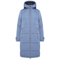 Orion Grey - Front - Dare 2B Womens-Ladies Reputable II Long Length Padded Jacket