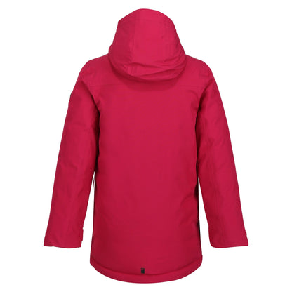 Berry Pink - Back - Regatta Childrens-Kids Yewbank Insulated Jacket