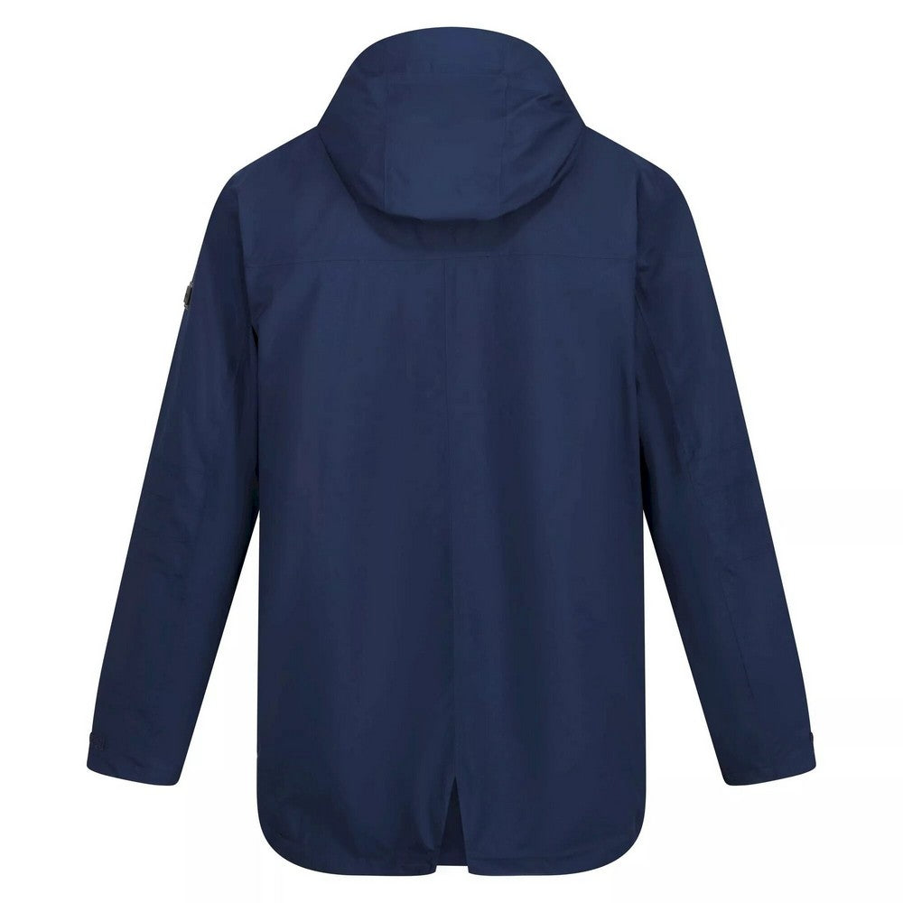 Navy - Back - Regatta Mens Rulford Waterproof Jacket