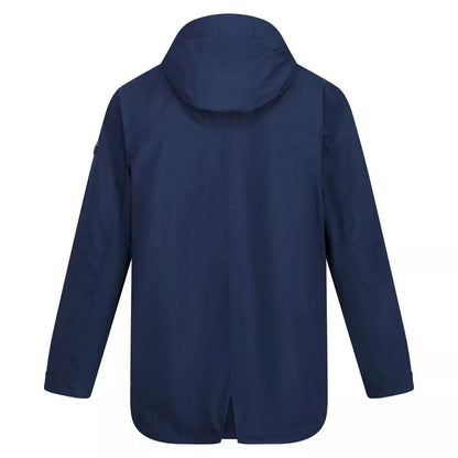 Navy - Back - Regatta Mens Rulford Waterproof Jacket