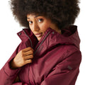 Cabernet - Pack Shot - Regatta Womens-Ladies Romine Waterproof Parka