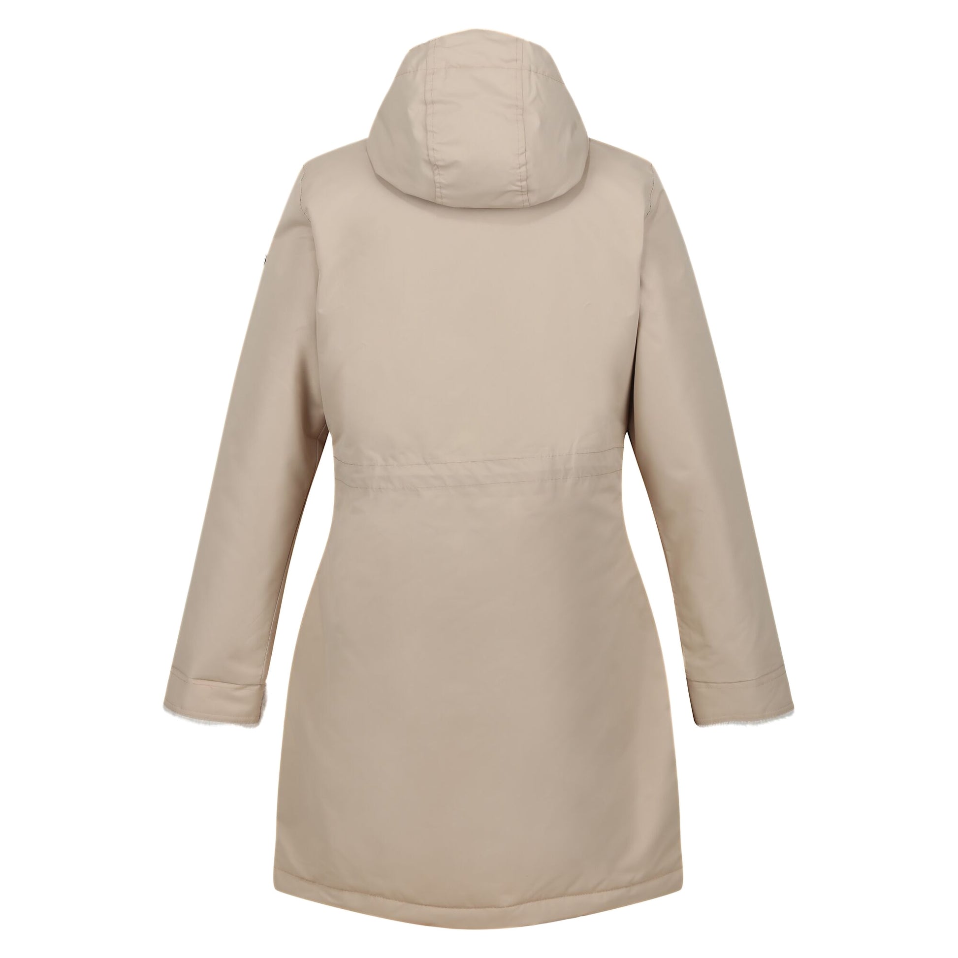 Barleycorn-Light Vanilla - Back - Regatta Womens-Ladies Romine Waterproof Parka