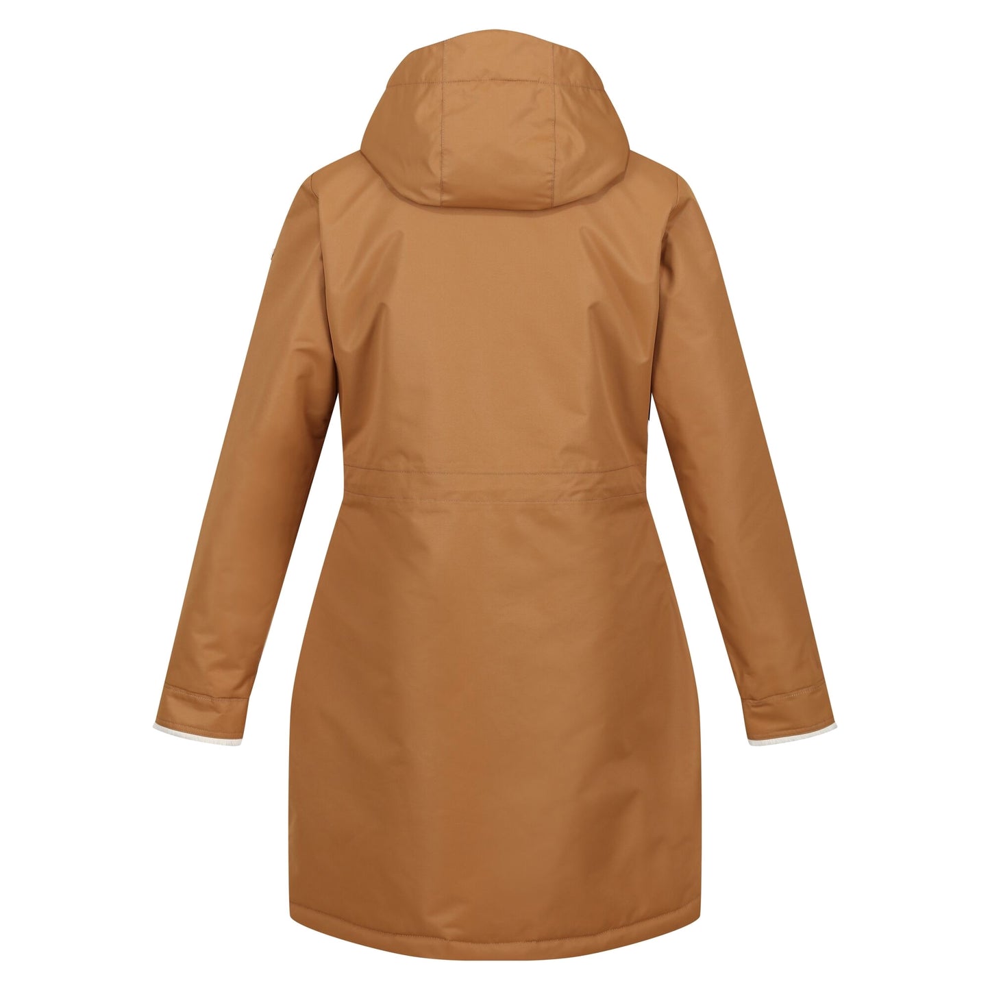 Rubber-Light Vanilla - Back - Regatta Womens-Ladies Romine Waterproof Parka