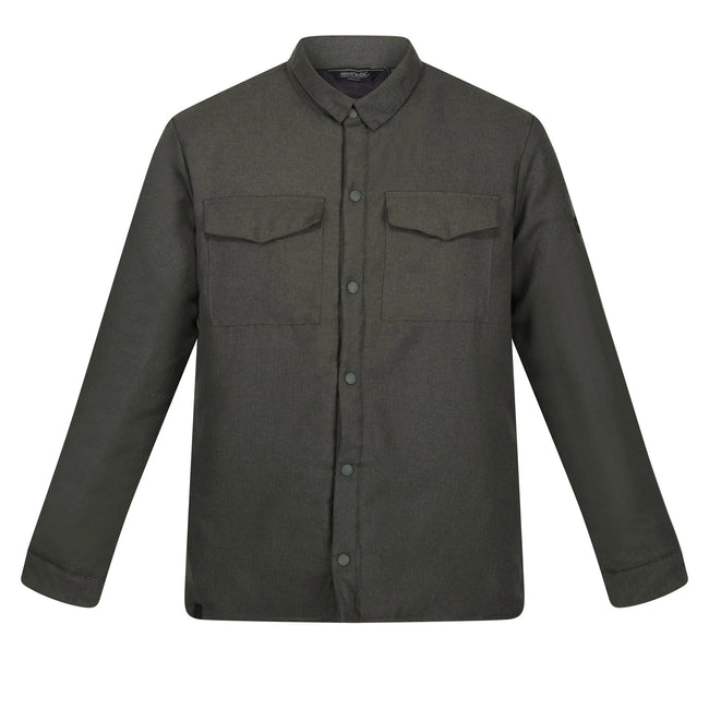 Dark Khaki - Front - Regatta Mens Gawayne Insulated Shirt