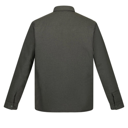 Dark Khaki - Back - Regatta Mens Gawayne Insulated Shirt