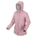 Powder Pink - Side - Regatta Womens-Ladies Bria Faux Fur Lined Waterproof Jacket