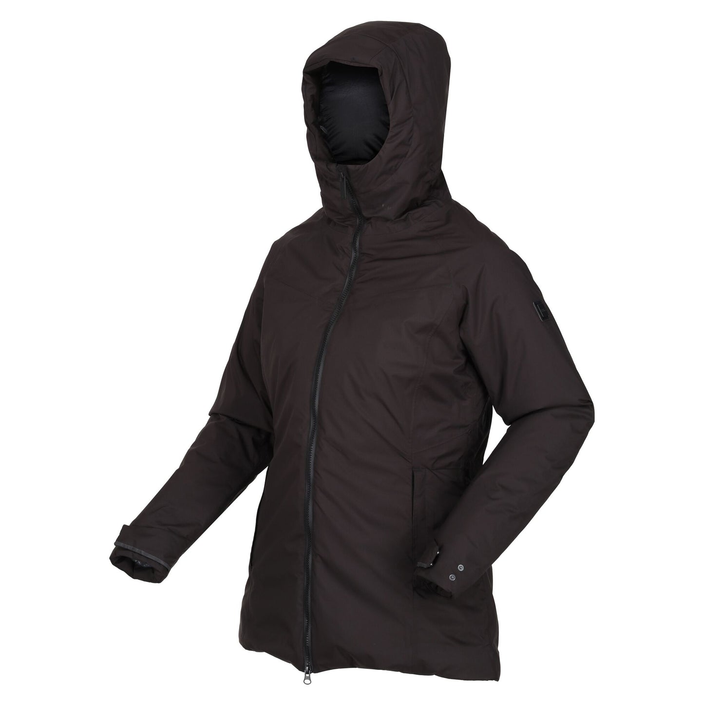Black - Side - Regatta Womens-Ladies Sanda II Waterproof Jacket