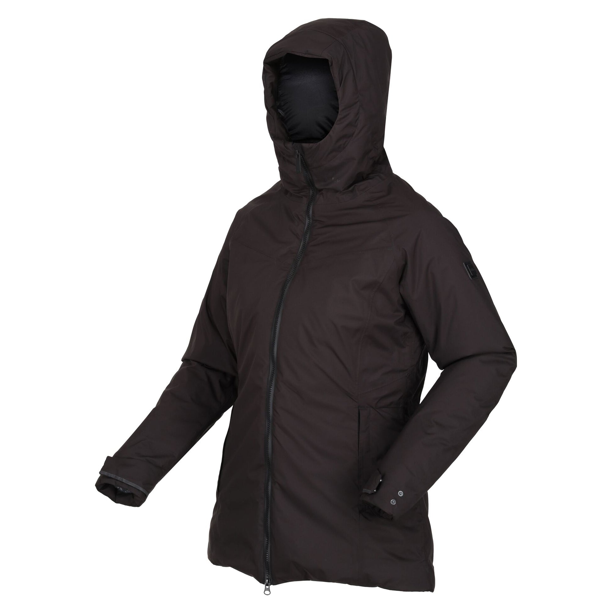 Black - Side - Regatta Womens-Ladies Sanda II Waterproof Jacket