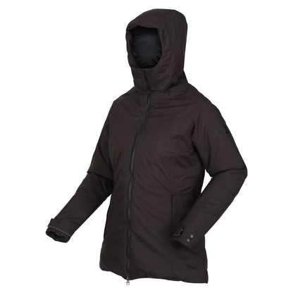 Black - Side - Regatta Womens-Ladies Sanda II Waterproof Jacket