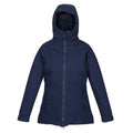 Navy - Front - Regatta Womens-Ladies Sanda II Waterproof Jacket