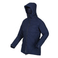 Navy - Side - Regatta Womens-Ladies Sanda II Waterproof Jacket