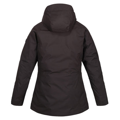 Black - Back - Regatta Womens-Ladies Sanda II Waterproof Jacket