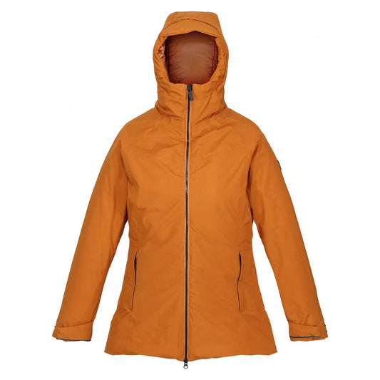 Copper Almond - Front - Regatta Womens-Ladies Sanda II Waterproof Jacket