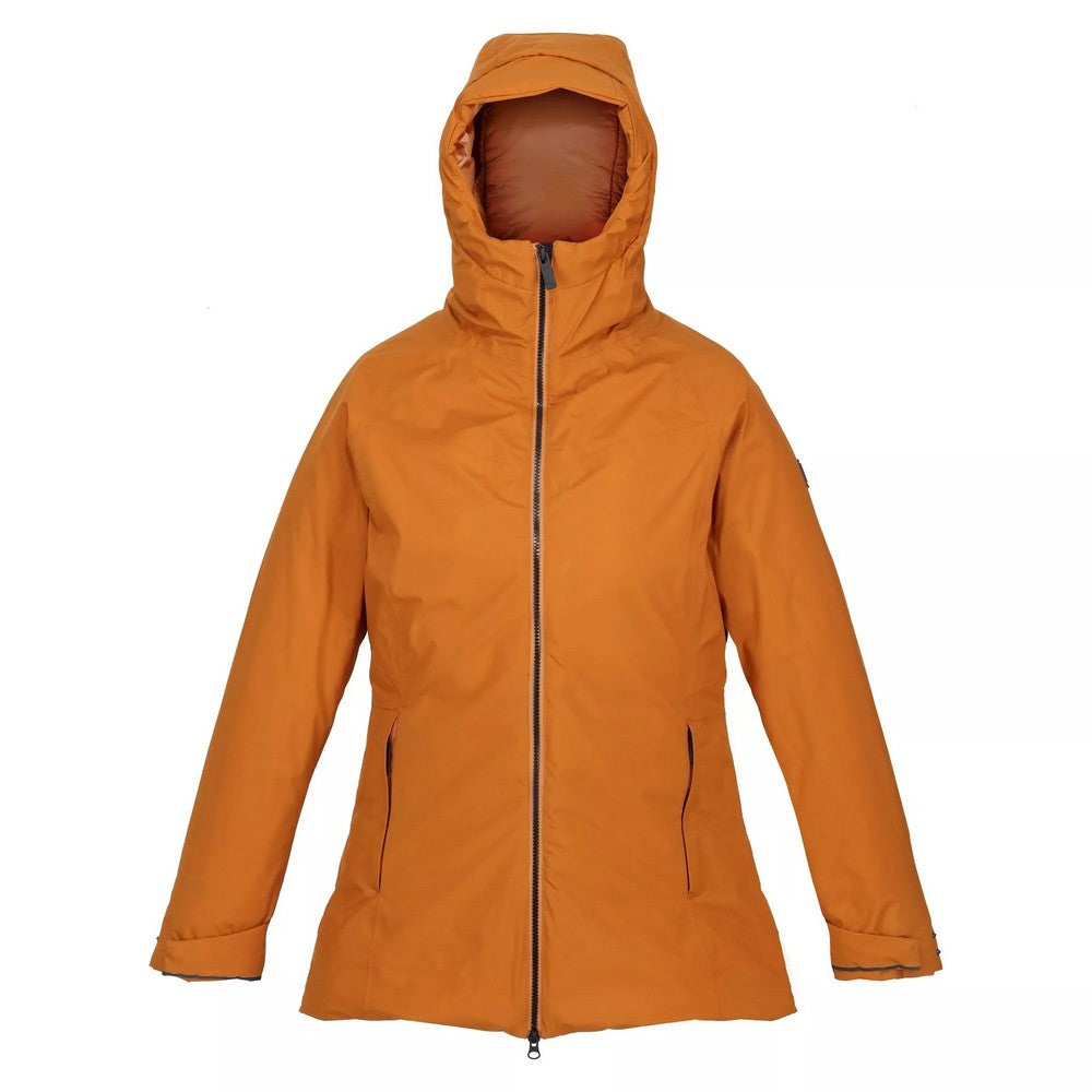 Copper Almond - Front - Regatta Womens-Ladies Sanda II Waterproof Jacket