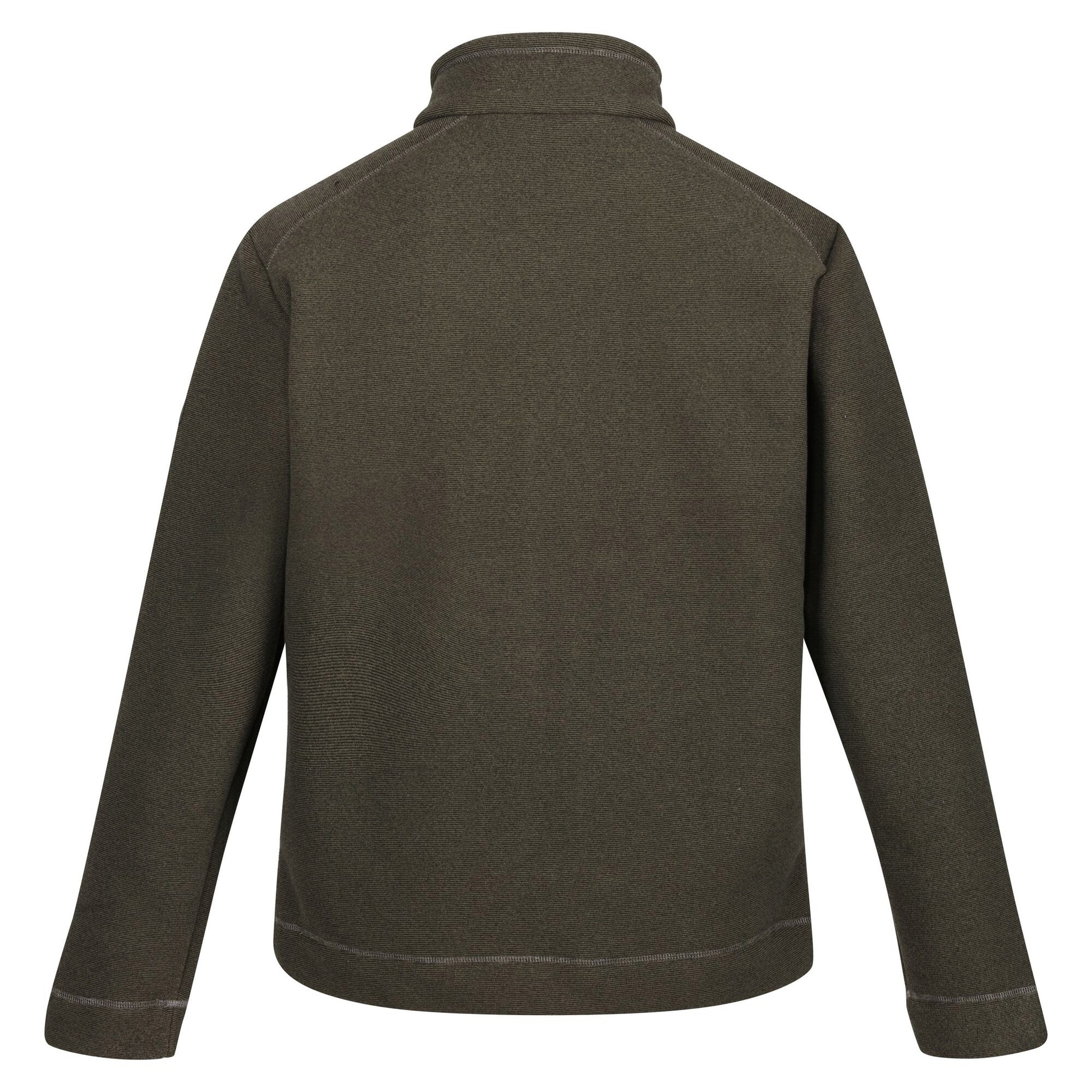Dark Khaki - Back - Regatta Mens Garrian II Full Zip Fleece Jacket