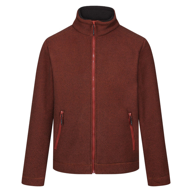 Burnt Henna - Front - Regatta Mens Garrian II Full Zip Fleece Jacket