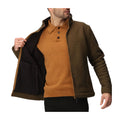 Umber - Front - Regatta Mens Garrian II Full Zip Fleece Jacket