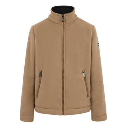 Iced Coffee-Black - Front - Regatta Mens Garrian II Full Zip Fleece Jacket