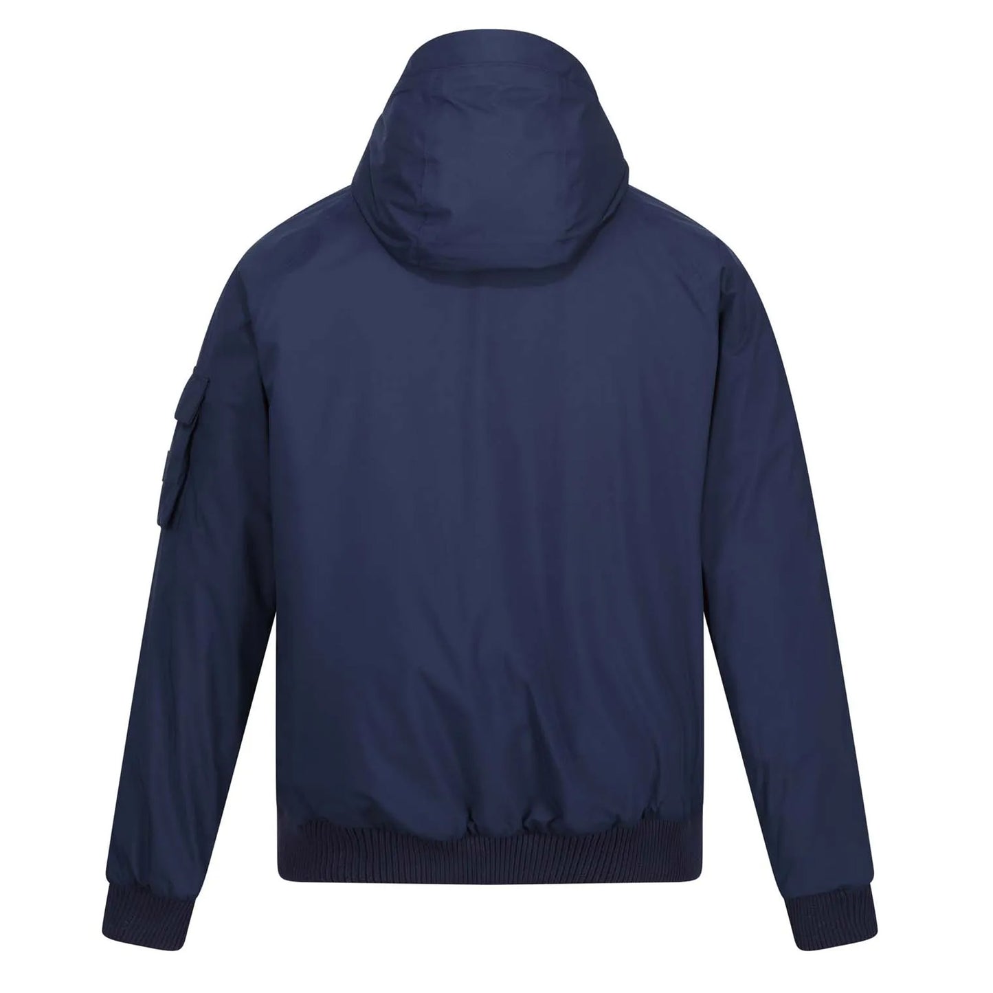 Navy - Back - Regatta Mens Faizan Hooded Waterproof Jacket