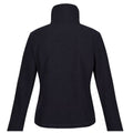 Navy-Black - Back - Regatta Womens-Ladies Kizmitt Marl Full Zip Fleece Jacket