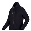 Navy-Black - Side - Regatta Womens-Ladies Kizmitt Marl Full Zip Fleece Jacket