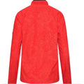 Volcanic Red - Back - Dare 2B Womens-Ladies Half Zip Long-Sleeved Fleece Top
