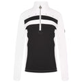 White-Black - Front - Dare 2B Womens-Ladies Crystallize Contrast Core Stretch Base Layer Top