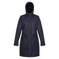 Navy - Front - Regatta Womens-Ladies Romine Waterproof Parka
