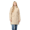 Moccasin - Front - Regatta Womens-Ladies Romine Waterproof Parka