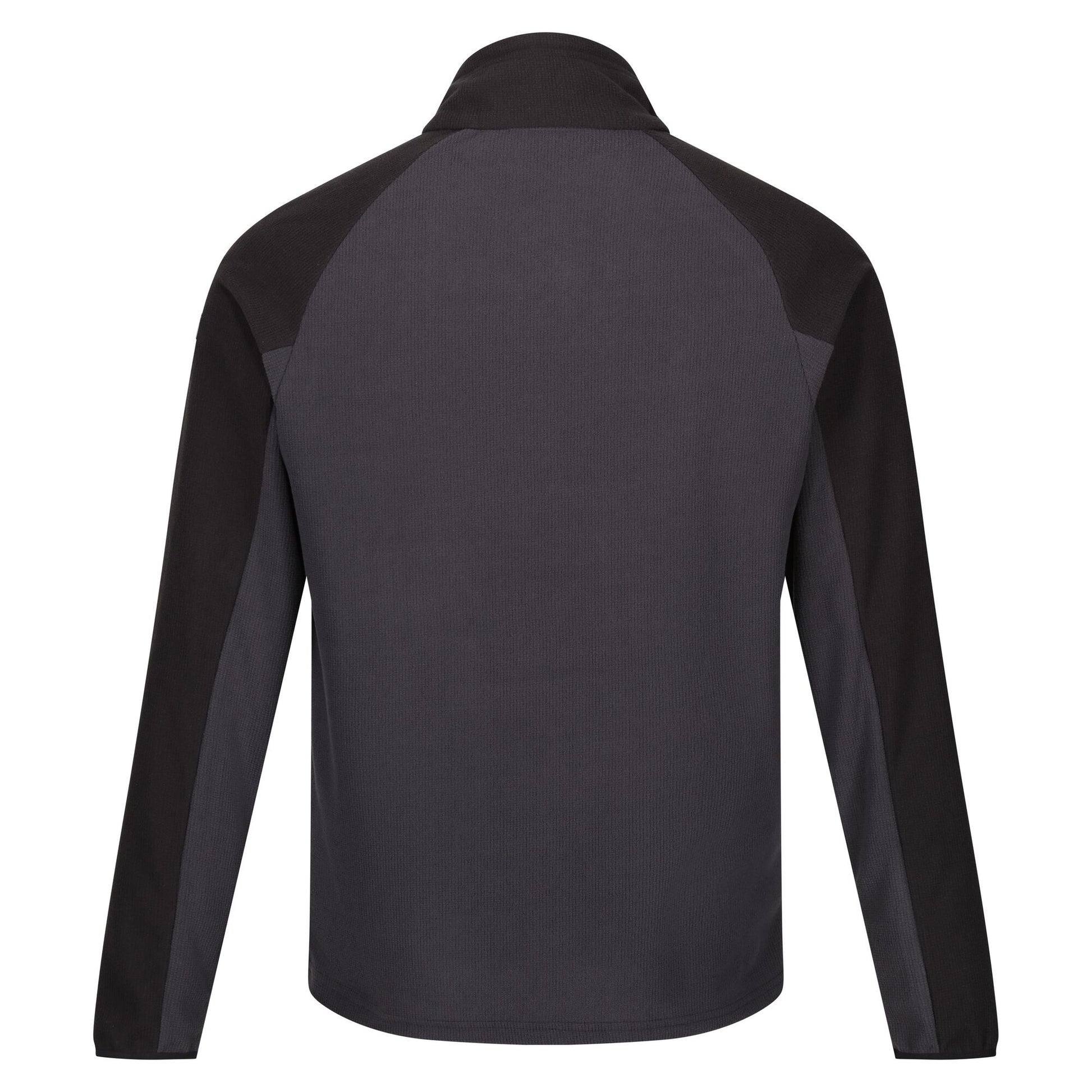 Ash-Black - Back - Regatta Mens Elson II Lightweight Fleece