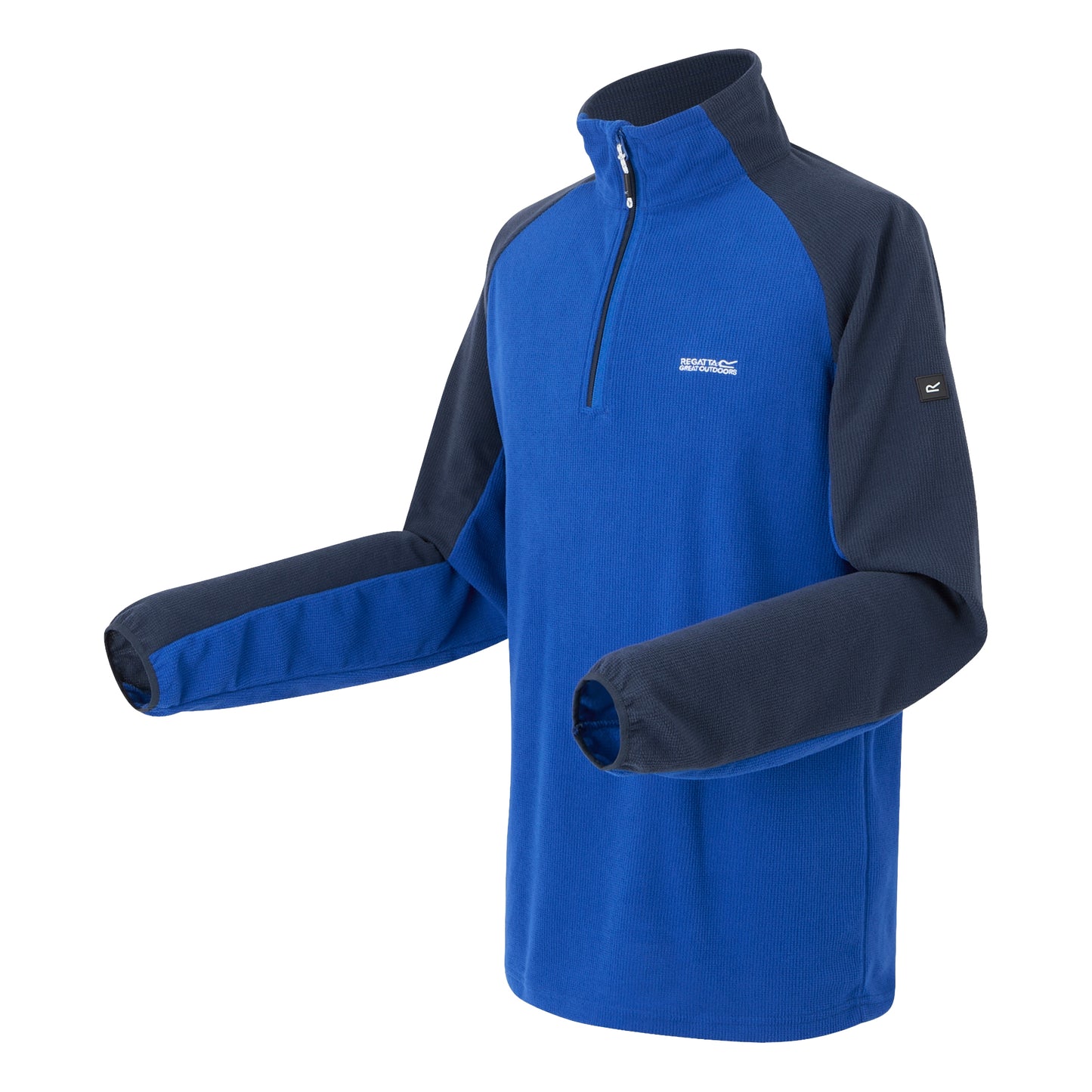 Olympian Blue-Navy - Side - Regatta Mens Elson II Lightweight Fleece