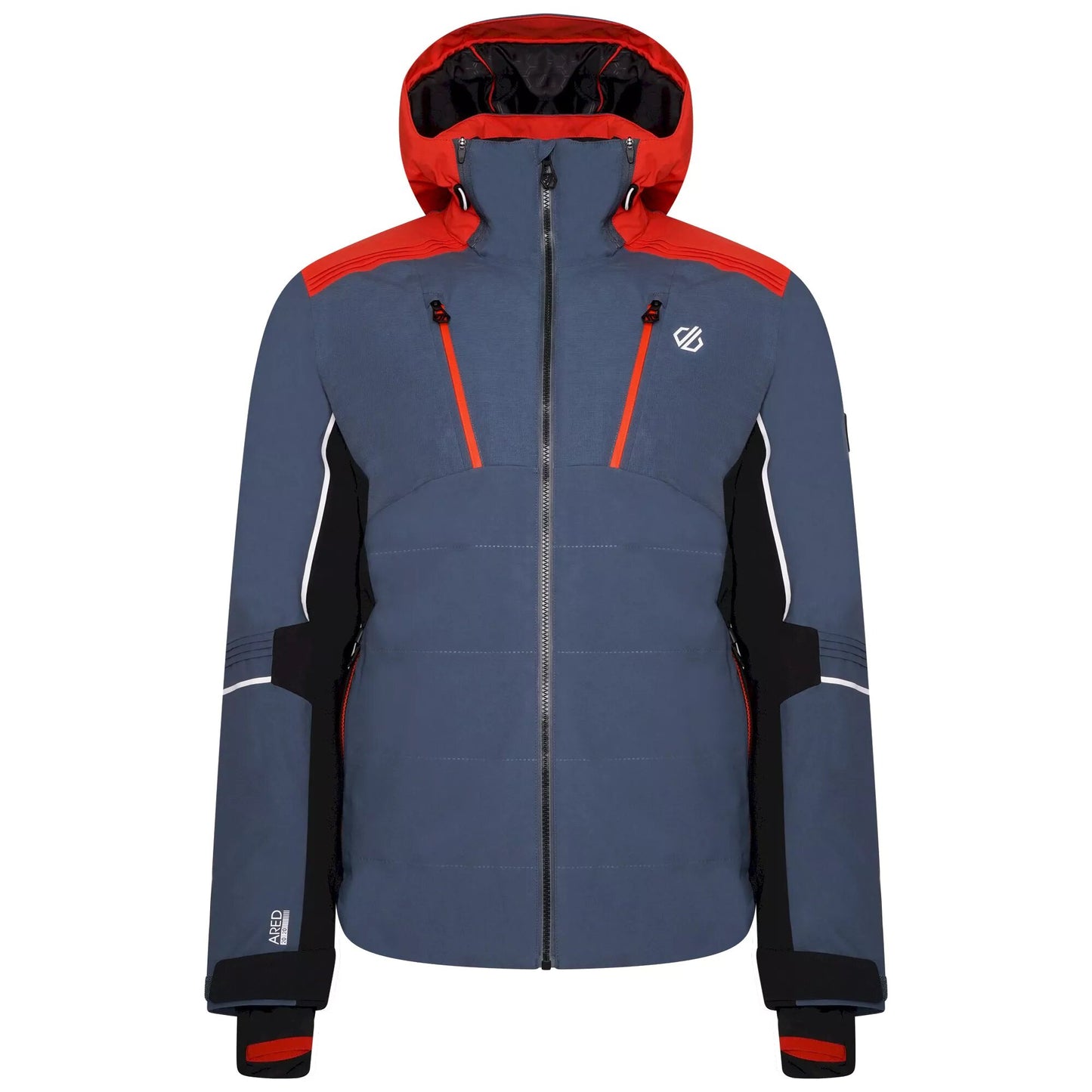 Orion Grey-Infrared - Front - Dare 2B Mens Pivotal II Ski Jacket