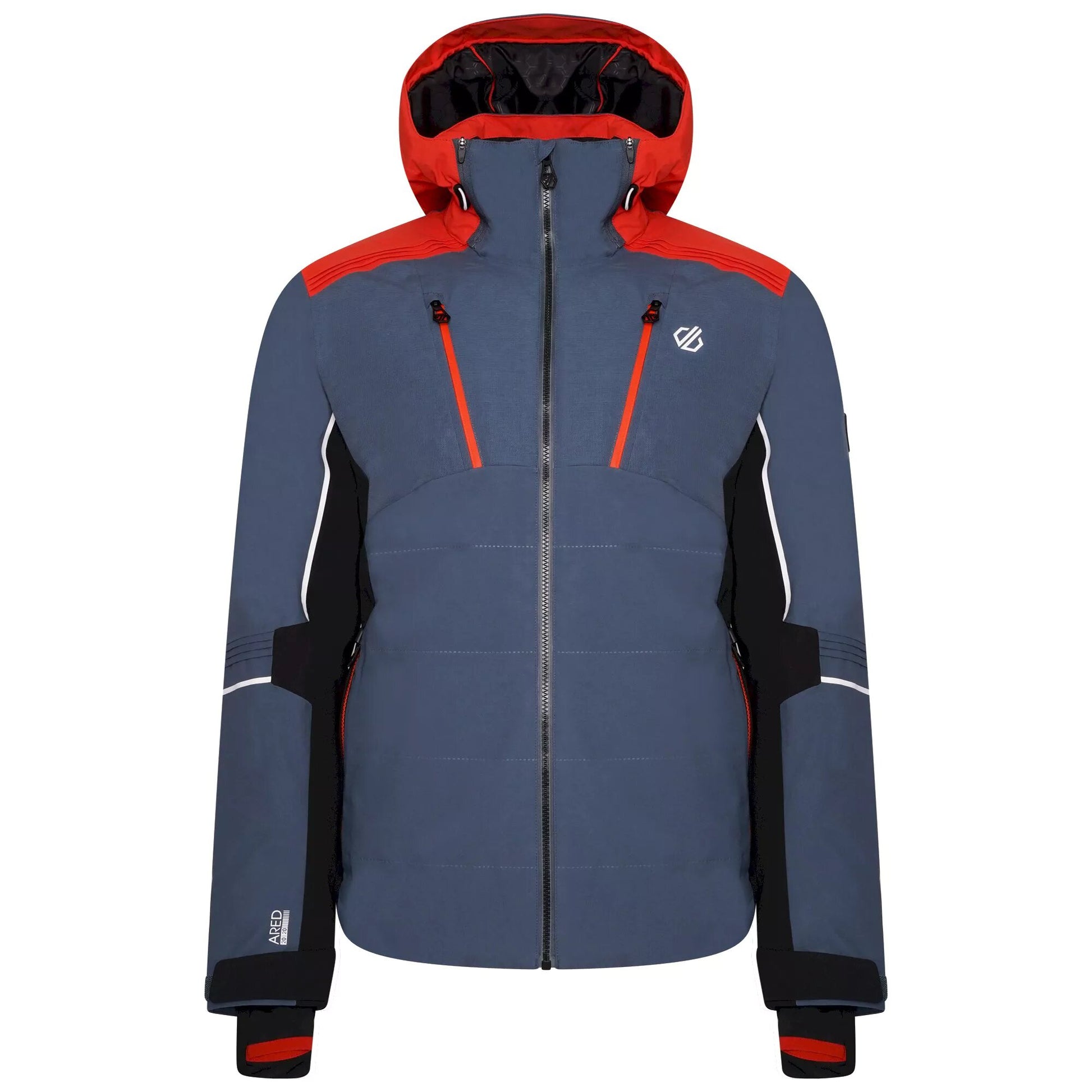 Orion Grey-Infrared - Front - Dare 2B Mens Pivotal II Ski Jacket