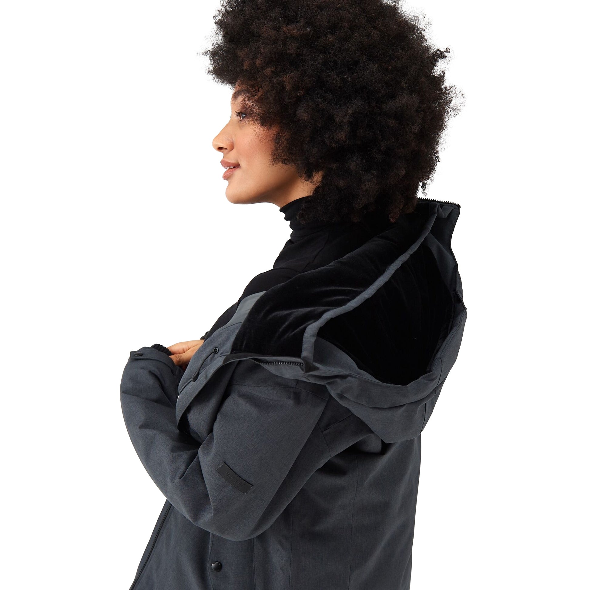 Seal Grey - Side - Regatta Womens-Ladies Voltera IV Jacket