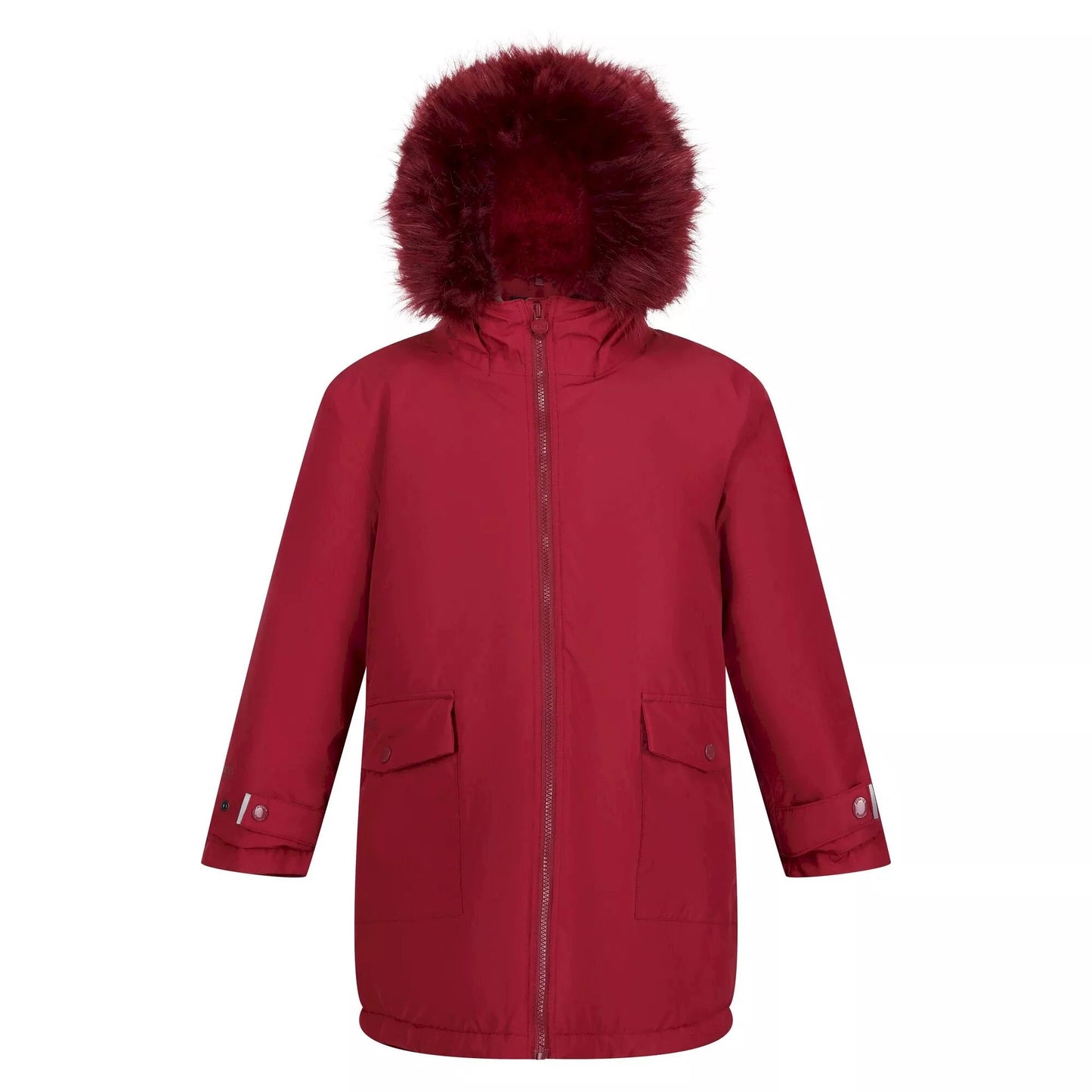 Dark Pimento - Front - Regatta Childrens-Kids Adelyn Waterproof Parka