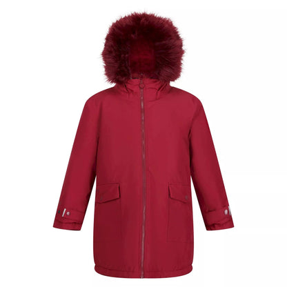 Dark Pimento - Front - Regatta Childrens-Kids Adelyn Waterproof Parka