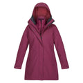 Amaranth Haze - Front - Regatta Womens-Ladies Denbury III 2 In 1 Waterproof Jacket