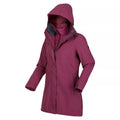 Amaranth Haze - Pack Shot - Regatta Womens-Ladies Denbury III 2 In 1 Waterproof Jacket