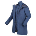 Dark Denim - Close up - Regatta Womens-Ladies Denbury III 2 in 1 Waterproof Jacket