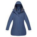 Dark Denim - Front - Regatta Womens-Ladies Denbury III 2 In 1 Waterproof Jacket