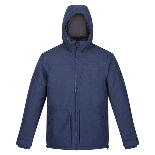 Admiral Blue - Front - Regatta Mens Volter Shield IV Heated Waterproof Jacket