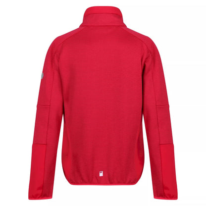 Berry Pink-Pink Potion - Back - Regatta Childrens-Kids Highton III Full Zip Fleece Jacket