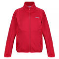 Berry Pink-Pink Potion - Front - Regatta Childrens-Kids Highton III Full Zip Fleece Jacket