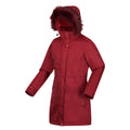 Cabernet - Side - Regatta Womens-Ladies Lyanna Faux Fur Trim Parka