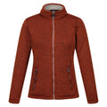Burnt Copper-Light Vanilla - Front - Regatta Womens-Ladies Razia II Full Zip Fleece Jacket