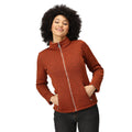 Burnt Copper-Light Vanilla - Lifestyle - Regatta Womens-Ladies Razia II Full Zip Fleece Jacket