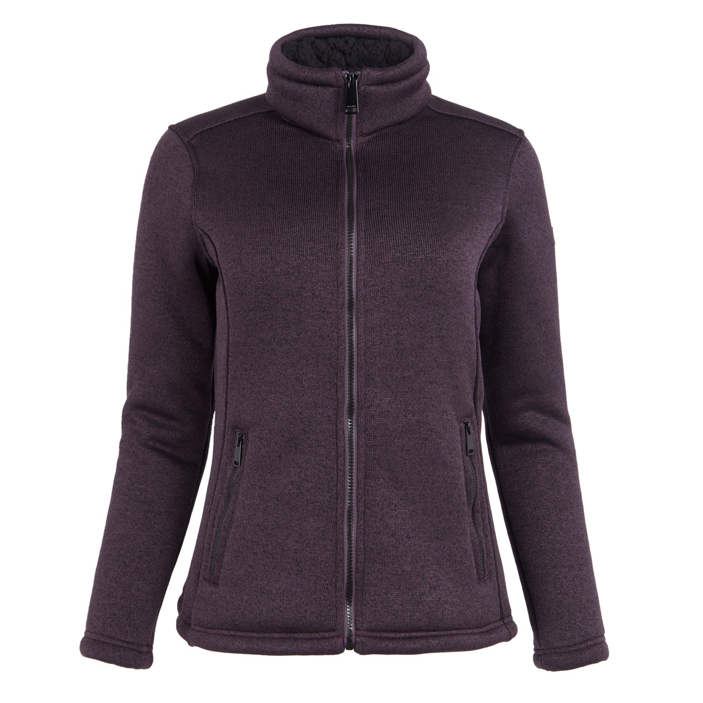 Deep Plum-Black - Front - Regatta Womens-Ladies Razia II Full Zip Fleece Jacket